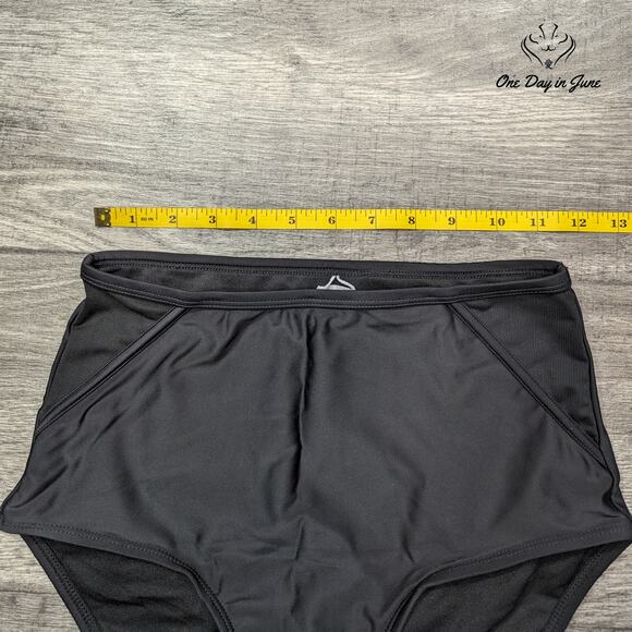 CharmLeaks High Waist Mesh Panel Bikini Bottom Size S - Picture 2 of 3